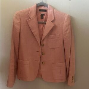 Lauren Ralph Lauren Petite Pink Blazer